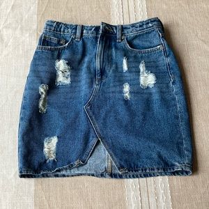 Denim skirt